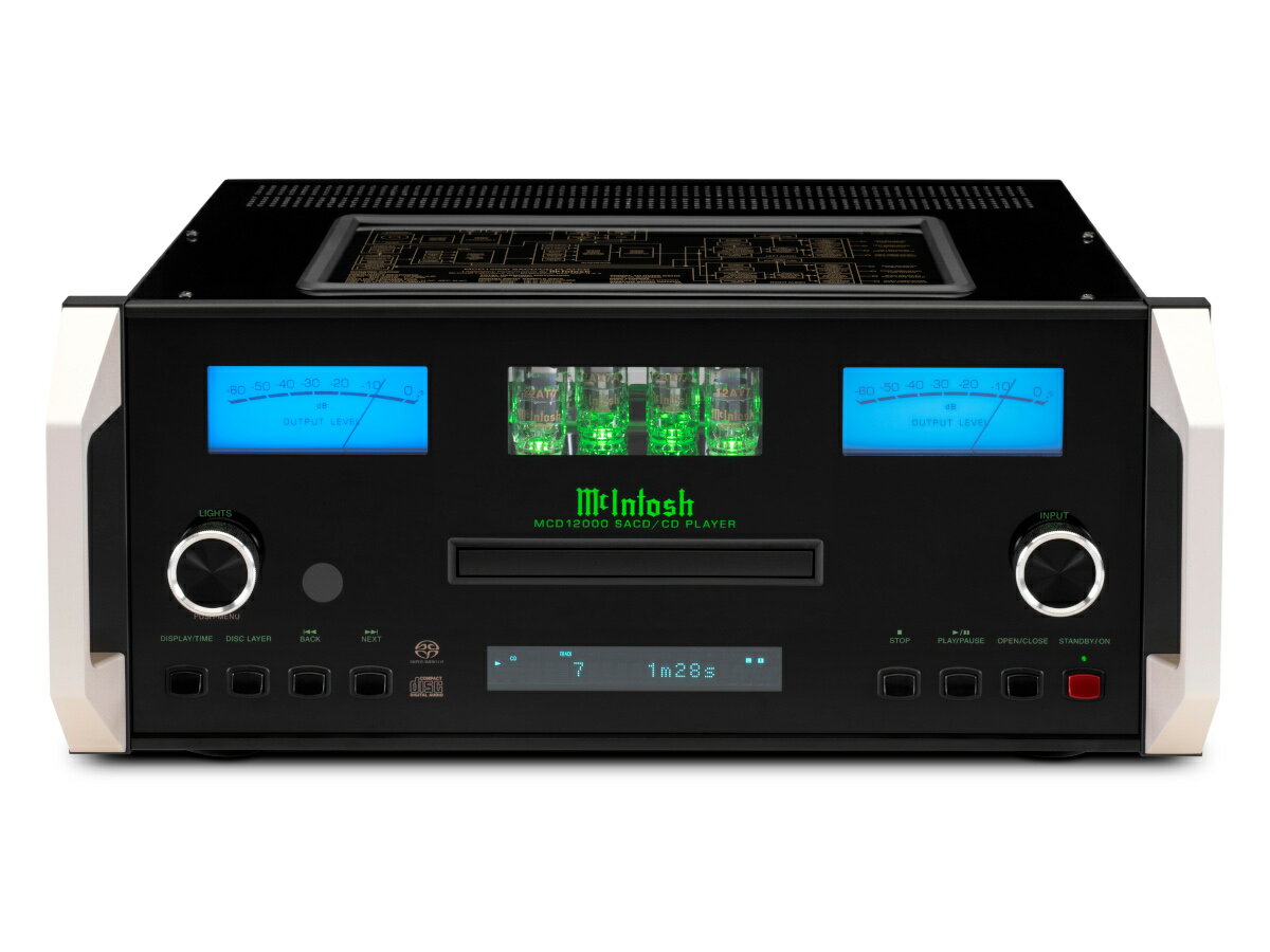 【納期ご確認ください】McIntosh マッキントッシュ MCD12000 真空管ハイブリッドSACD/CDプレーヤー [国内正規代理店品]