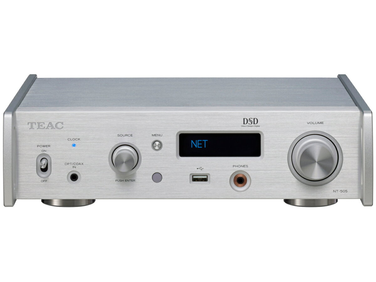 TEAC ティアック USB-DAC/ネットワークプレーヤー NT-505-X/S シルバー