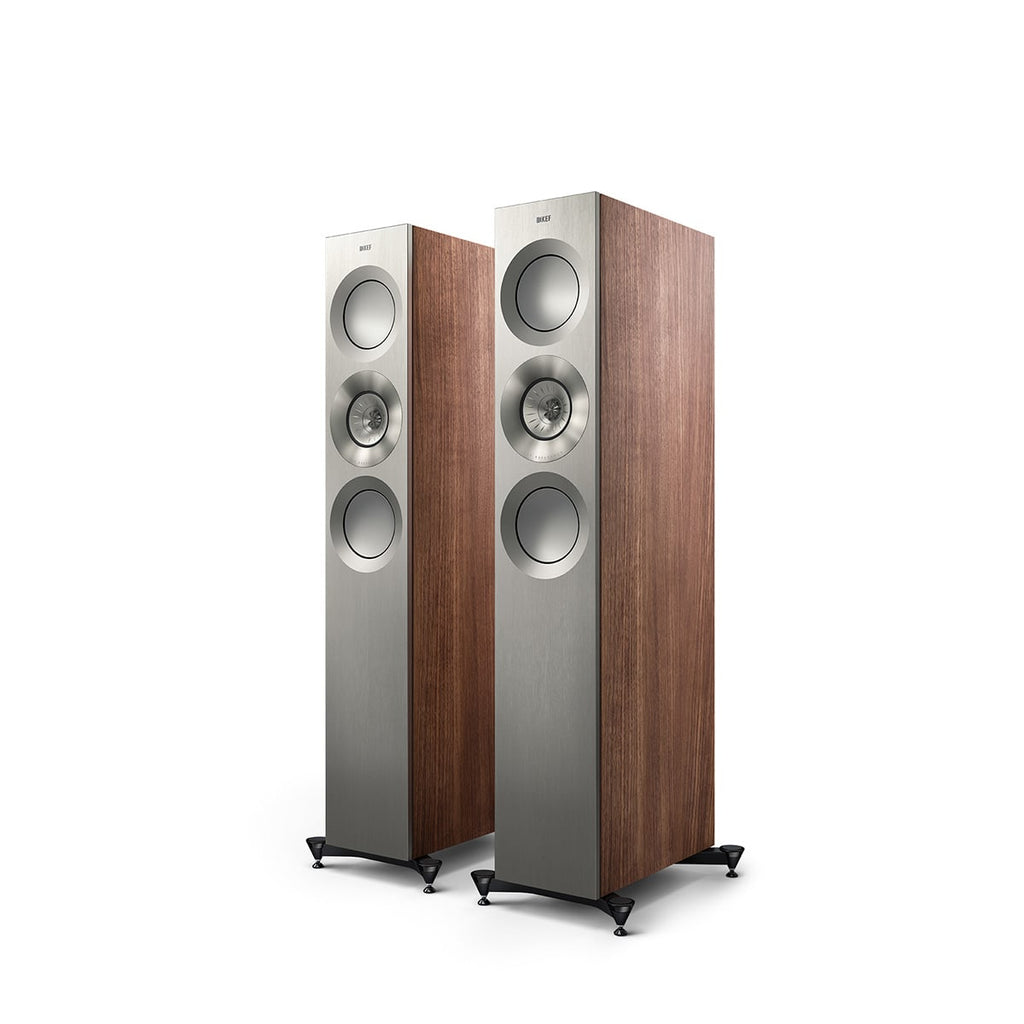 KEF ケーイーエフ Reference 3 Meta スピーカーシステム Satin Walnut/Silver ペア [国内正規代理店取扱品]