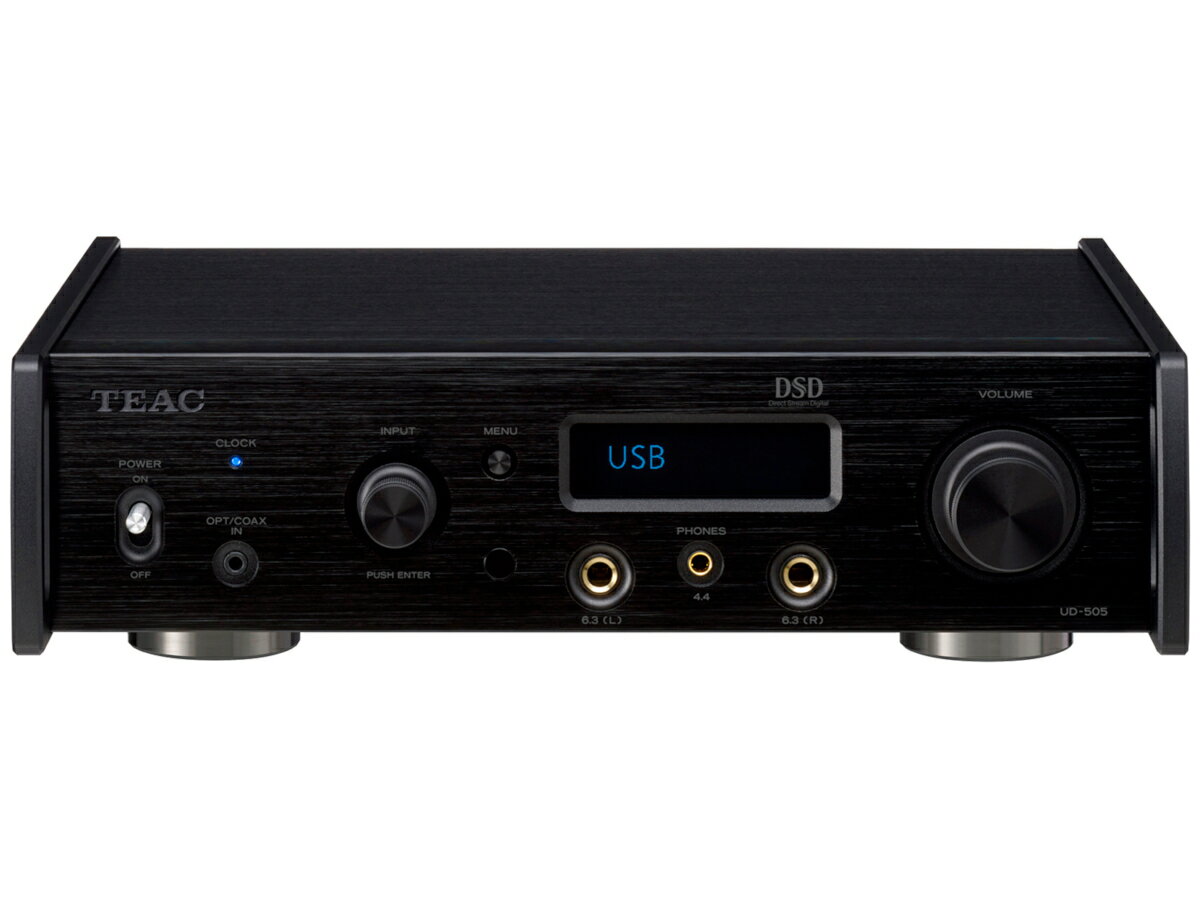 TEAC ティアック USB DAC/ヘッドホンアンプ UD-505-X/B ブラック