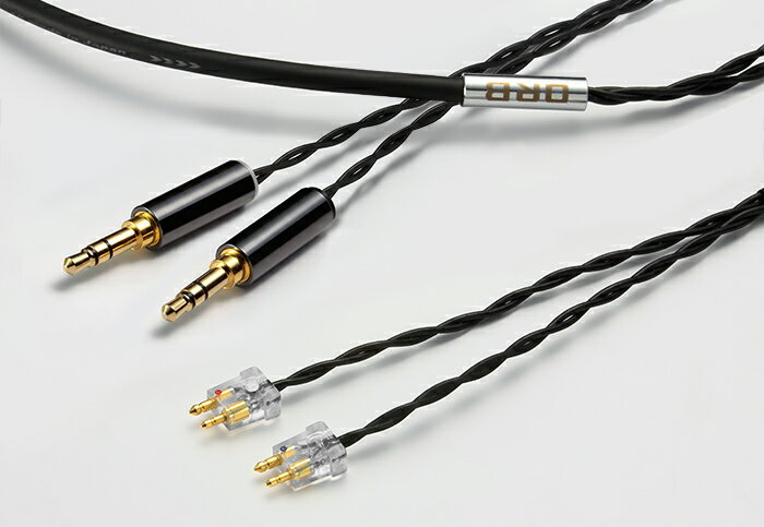 ORB オーブ ヘッドホン/イヤフォン用 リケーブル Clear force FitEar for bi amp 1.2m