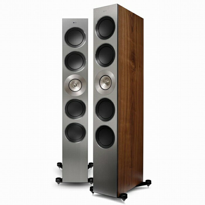 KEF Reference5 サテンウォールナット突板仕上げ with kit for EXAKT ケーイーエフ スピーカーシステム ペア