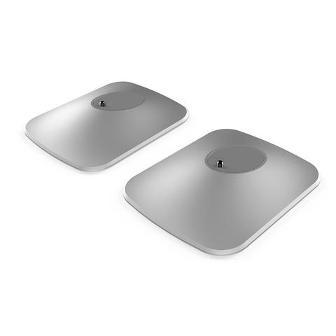 KEF ケーイーエフ P1 DESK PAD シルバー スピーカースタンド ペア [国内正規代理店取扱品]