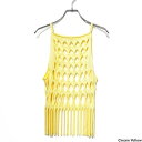babaco ババコ Cable Fringe Tank Top ケーブルフリンジタンクトップ BA01-FL8(4)
