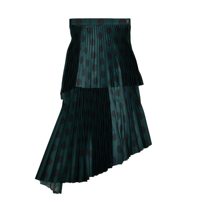 SALE JOHN LAWRENCE SULLIVAN LADIE'S W[XTo fB[X DOT PLEATED SKIRT hbgv[cXJ[g 2C020-0619-18