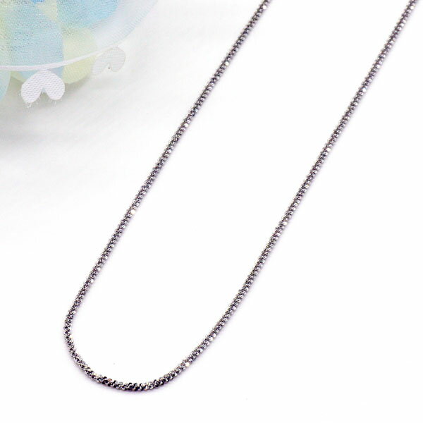 Pt850 プラチナネックレス チェーン 長さ45cm/太さ1.3mm フリーアジャスター