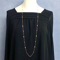 ウノアエレK18ロングネックレス