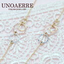 ウノアエレ【UNOAERRE】K18YG/WG/PG 3カラーゴールド ロングネックレス 26766#4226(4)