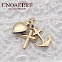 【今だけ!!スーパーセール限定価格】★ウノアエレ【UNOAERRE】K18 イエローゴールドペンダントトップ 388#1180