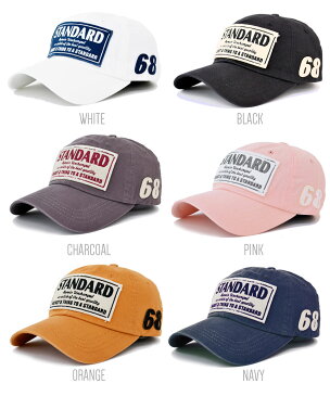 【 メール便のみ 送料無料 】 帽子 キャップ CAP STANDARD ワッペン 英字ロゴ 刺繍 フリンジ 6色 メンズ UVカット 紫外線対策 アメリカン カジュアル アメカジ ストリート 春夏 オールシーズン フリーサイズ 小顔効果 スナップバック