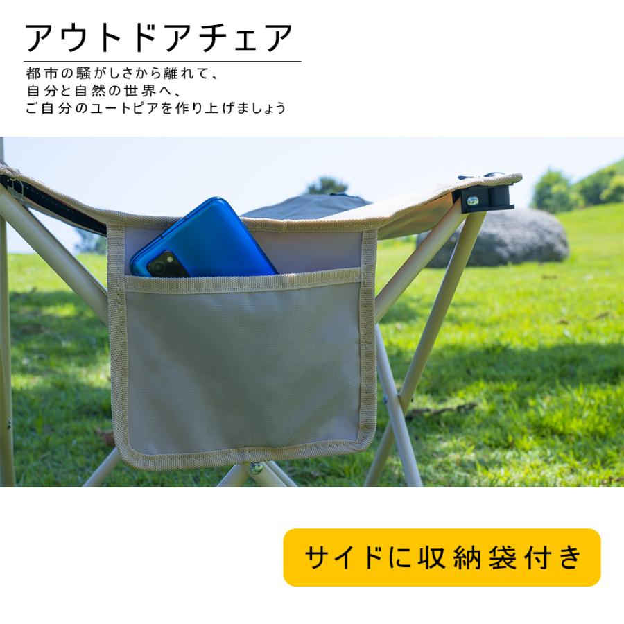 アウトドアチェア 軽量 折りたたみ コンパクト ハイバック 背もたれ 屋外 山 海 レジャー スポーツ 観戦 ソロキャンプ キャンプチェア augur-store-10010959 AUGUR STORE 楽天市場店 サンプル画像3