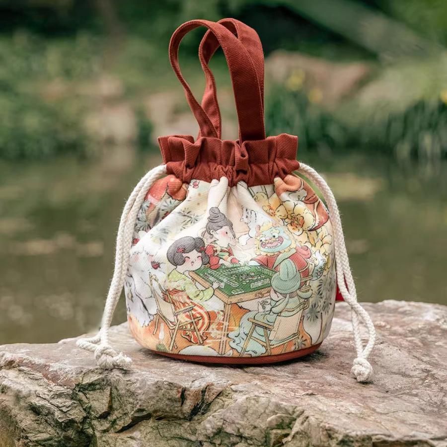 Rakuten - トットバッグ 女性キャンバスバッグ 仕切り ミニトット 小さいハンドバッグ ミニバッグ ファッション 可愛い 軽量 散歩 ショッピング 旅行 出勤