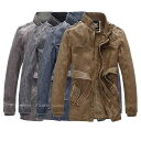 レザージャケット メンズ バイクウェア 革ジャケット 革ジャン バイク ジャケット 防寒 防風 耐磨 ファッション ライダースジャケット フェイクレザージャケッ...