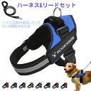 AUGUR ハーネス リード 胴輪 首輪 犬用 小型犬 中型犬 大型犬 スプリング ペット 8の字ハーネス 通気性 ハーネス リードセット ドッグラン ドッググ...