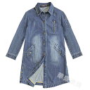 デニムジャケット M/L/XL/2XL パーカー Gジャン レディース アウター 大きいサイズ デニム 長袖 ジージャン コート ロング丈 韓国風 着痩せ ゆっ...