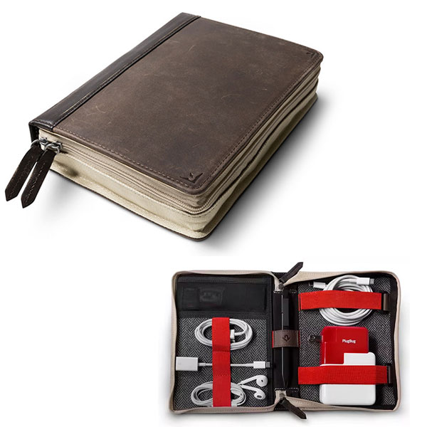 수납 파우치 케이블 충전기 수납 포켓 여행 파우치 소품 수납 파우치 여행 소분 편리 편리한 책과 비슷한 디자인 충전기, 케이블, 어댑터를 수납 가능 가죽 메일 서비스