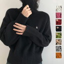 裏起毛 ハイネック ニット セーター トップス レディース リブ リブなし フリルネック メロウ フリル 長袖 タートルネック 無地 暖かい 厚手 オフィスカジュアル きれいめ 大人 かわいい 秋冬 秋 冬 韓国 20代 30代 40代 50代 aaa