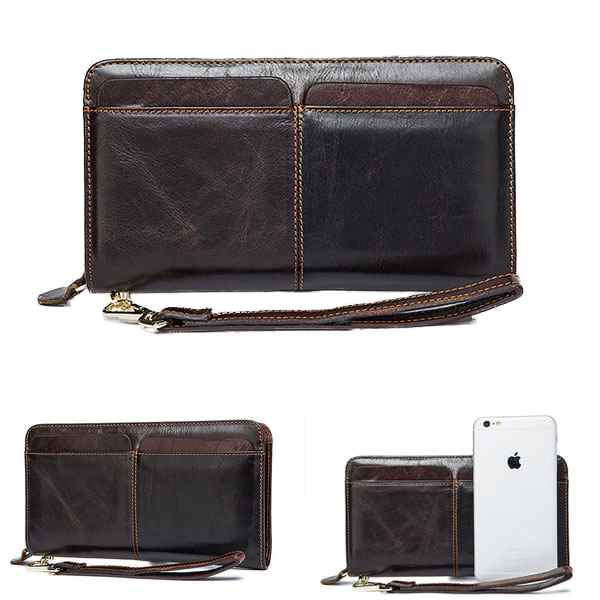 財布 メンズ 本革 クラッチバッグ 長財布 カジュアル 軽量 紙幣入れ 多機能 小銭入れ コインケース ギフト カード 名刺 カードフォルダー さいふ 父の日 結婚記念日 カード入れ ギフト ビジネス 誕生日 プレゼント ファスナー式 大容量 メール便