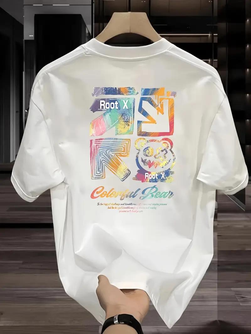Rakuten - 「Colorful Bear 」 Tシャツ 100%コットン ドラゴンクエスト ネタ パロディ ふざけtシャツ ギャグtシャツ おもしろTシャツ おもしろグッズ ドラゴンクエスト メンズ レディース 面白いパンダグラフィックTシャツ 半袖 洗濯機可 メール便