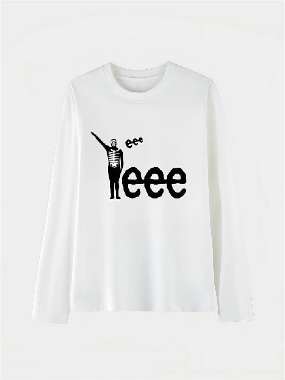 Rakuten - 「eee」 Tシャツ 100%コットン ドラゴンクエスト ネタ パロディ ふざけtシャツ ギャグtシャツ おもしろTシャツ おもしろグッズ ドラゴンクエスト メンズ レディース 面白いパンダグラフィックTシャツ 長袖 洗濯機可 メール便