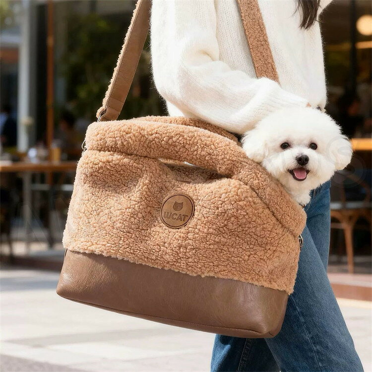 ペット キャリーバッグ トートキャリー 小型犬 猫用 暖かい 犬 キャリー 猫キャリ...