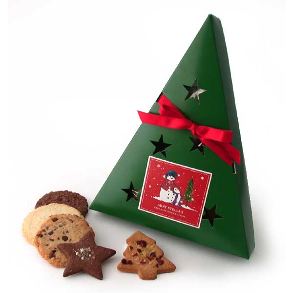 ステラおばさんのクッキー　お使い物 七五三 クリスマス プレゼント　プチギフトX-もみの木BOX