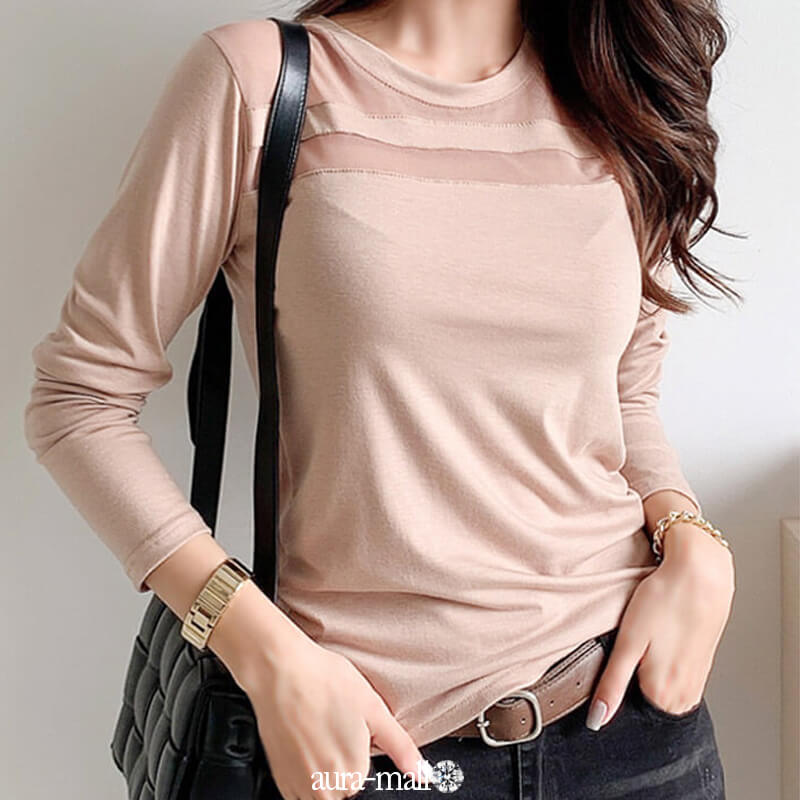 Aura アウラ M L LL 3L 4L 5L 【男女兼用 】レディース 大きいサイズTシャツ LLサイズ・3Lサイズ・4Lサイズ 13号・15号・17号・19号マニッシュ ママ 大きいサイズ レディース 無地　カットソー 長袖 長袖シャツ 長袖カットソー長袖tシャツ 長袖カットソー