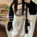 Aura アウラレディース Tシャツ 無地 長袖 カットソー とろみ プリント 黒 白 ブラック クルーネック 丸首 インナー 重ね着 仕事着 通勤 通学 春 秋 冬 安いレディース 長袖 カットソー トップス 裏起毛 Tシャツ tシャツ おしゃれ かわいい チュニック(4)
