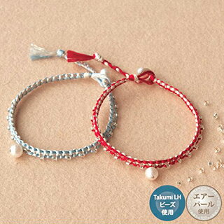 [AD002]TOHOビーズキット　フェミニックスアクセサリーシリーズ FEM-6 パールのスリムミサンガ[RPT]