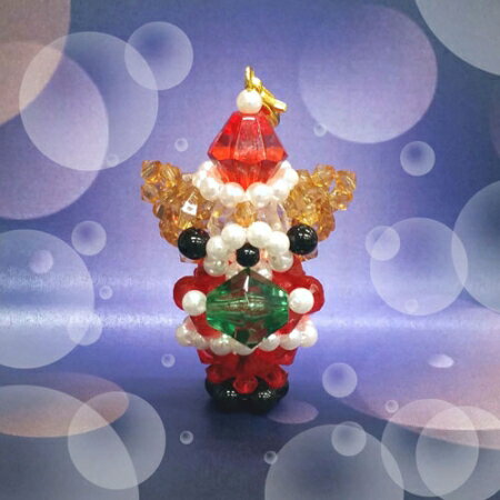 [VI001]ホビックス【ビーズキット】くまサンタからプレゼント BK-65[RPT]