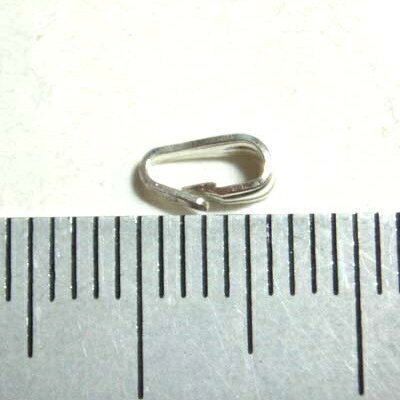 [IA003]Silver925製パーツ　バチカンS6x2mm（2ヶ）[RPT]