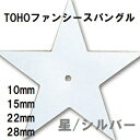 AE002 TOHOファンシースパングル(スパンコール)【星】シルバー （10mm/15mm/22mm/28mm） RPT