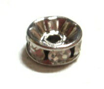 [EA002]スワロフスキー 平ロンデル 5mm　1ヶ　カラー　ゴールド金具