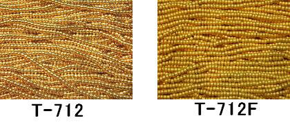 [AA004]TOHOシードビーズ 糸通し特小ビーズ・《本金メッキ》T-712,T-712F【トーホー／グラスビーズ】[RPT]
