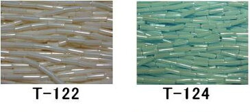 [AA008]TOHOシードビーズ 糸通し一分竹ビーズ《ギョクラスター》T-122,T-124【トーホー／グラスビーズ】