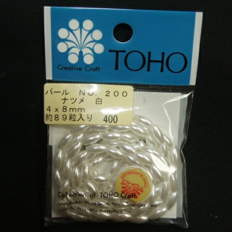 [AC001]TOHO(トーホー)　パールビーズ メタリック銀(No.300)【フェイクパール】[RPT]