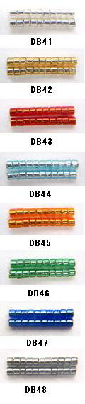 MIYUKI デリカビーズ 3g 丸 DB41,DB42,DB43,DB44,DB45,DB46,DB47,DB48