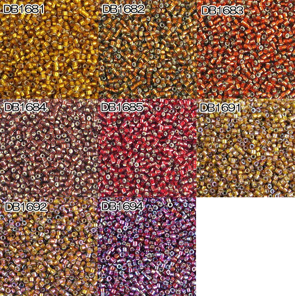 [BA001]MIYUKI デリカビーズ 20g 丸 DB1681,DB1682,DB1683,DB1684,DB1685,DB1691,DB1692,DB1694【ミユ..