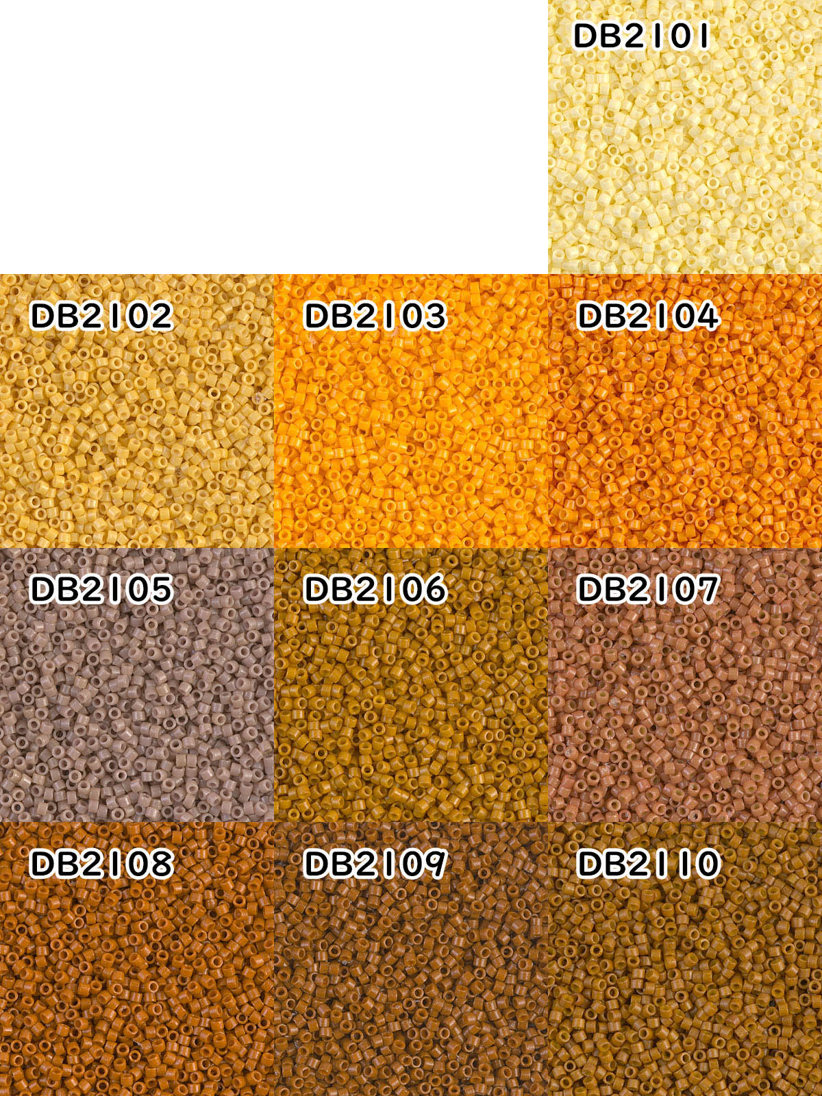 [BA003]MIYUKI デリカビーズ 3g 丸 DB2101,2102,2103,2104,2105,2106,2107,2108,2109,2110【ミユキ MIY..