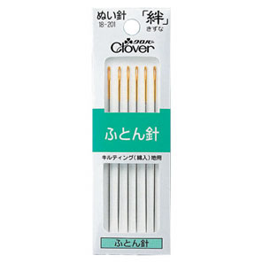 [VA001]クロバー　ぬい針(絆)ふとん針　6本入り【和裁／洋裁／裁縫／縫い針】[RPT]