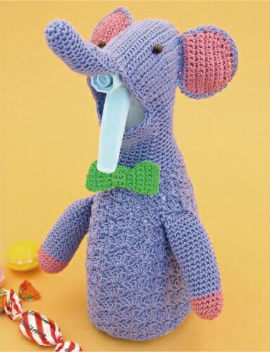 [ZA999]　アウトレット20％OFF！！　オリムパス　エミーグランデで編むアニマル消臭剤カバーキット　ぞう　EG-123[RPT]