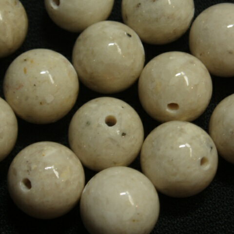 [HA108]天然石ビーズ ソープストーン ラウンド10mm 1ケ