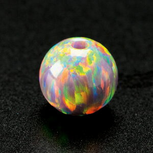 [VI002]ホビックス　京都オパール　7mm丸玉　百塩茶(KO-12)　1個[RPT]