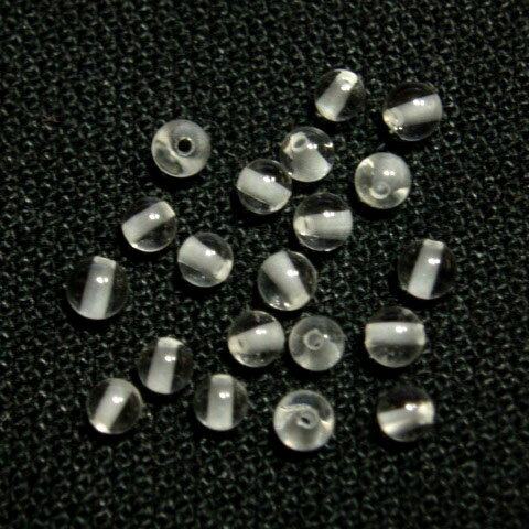 樂天商城 - [HA100]天然石ビーズ　水晶　約2mm ラウンド 約20ケ