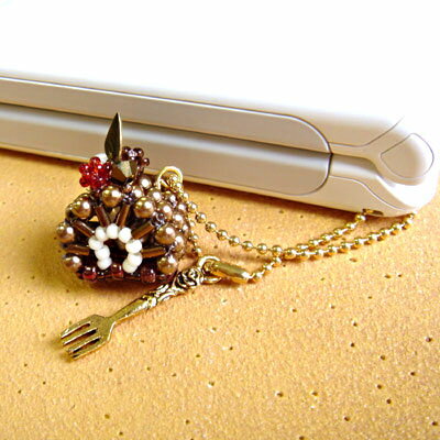 [BF004]MIYUKIビーズキット　スウィーツチャーム　キット モカ・ロールケーキ[RPT]