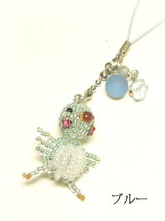 [TA001]携帯ストラップキット/おかめインコ【2色あります】