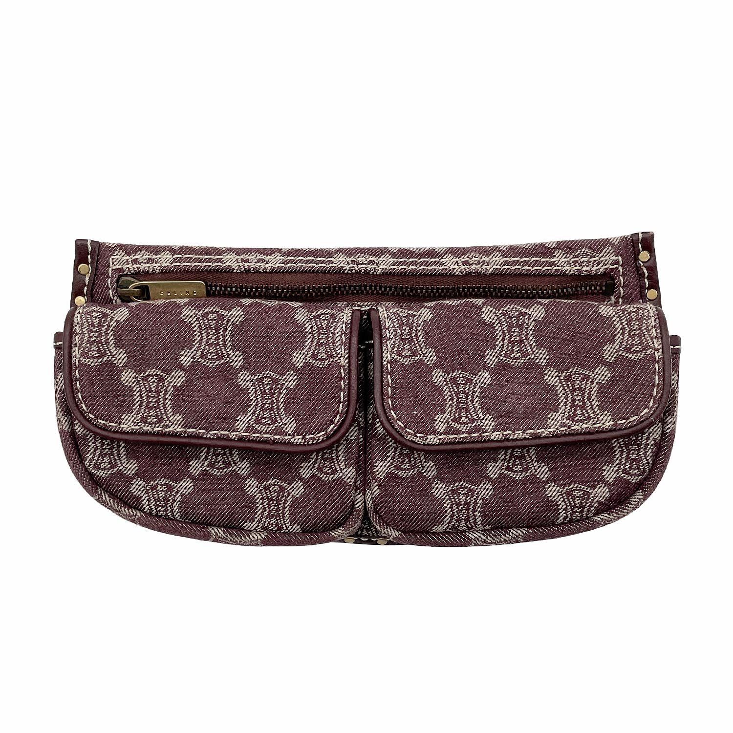 CELINEセリーヌ パリマカダム ウエストポーチ ピンク トリオンフ デニム CELINEセリーヌ パリマカダム ウエストポーチ ピンク トリオンフ