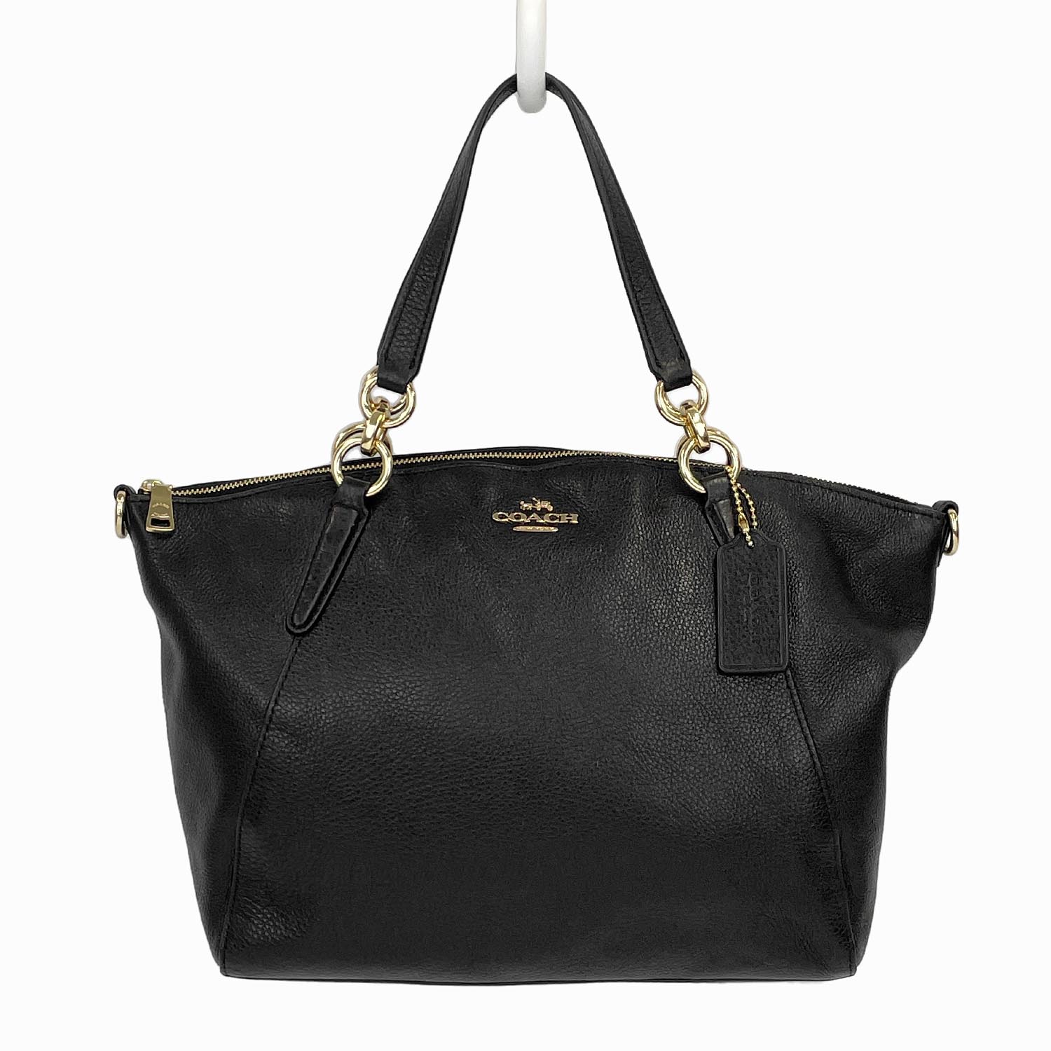 COACH コーチ スモール ケルシー サッチェル 2WAYバッグ F26917 ぺブルレザー KB-002 【中古】