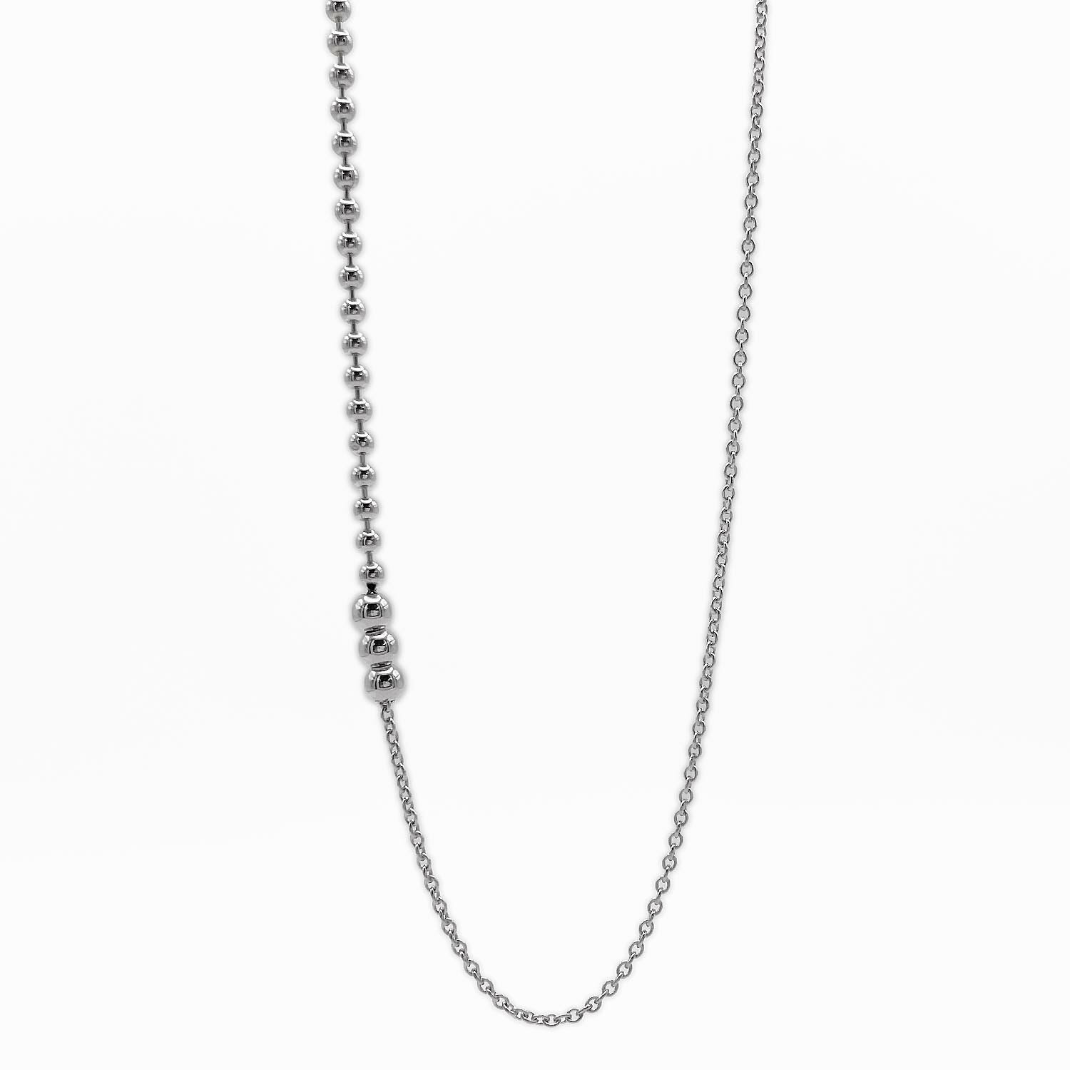 Tiffany&Co. ティファニー ミックスビーズ シルバー AG925 ネックレス KA-010 【中古】