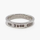 Tiffany&Co. ティファニー 18号 1837 ナロー リング SV925 シルバー メンズ KA-006 【中古】